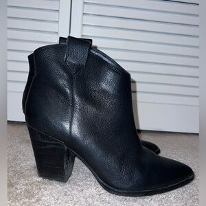 Lucky Brand Leather Ankle Boots